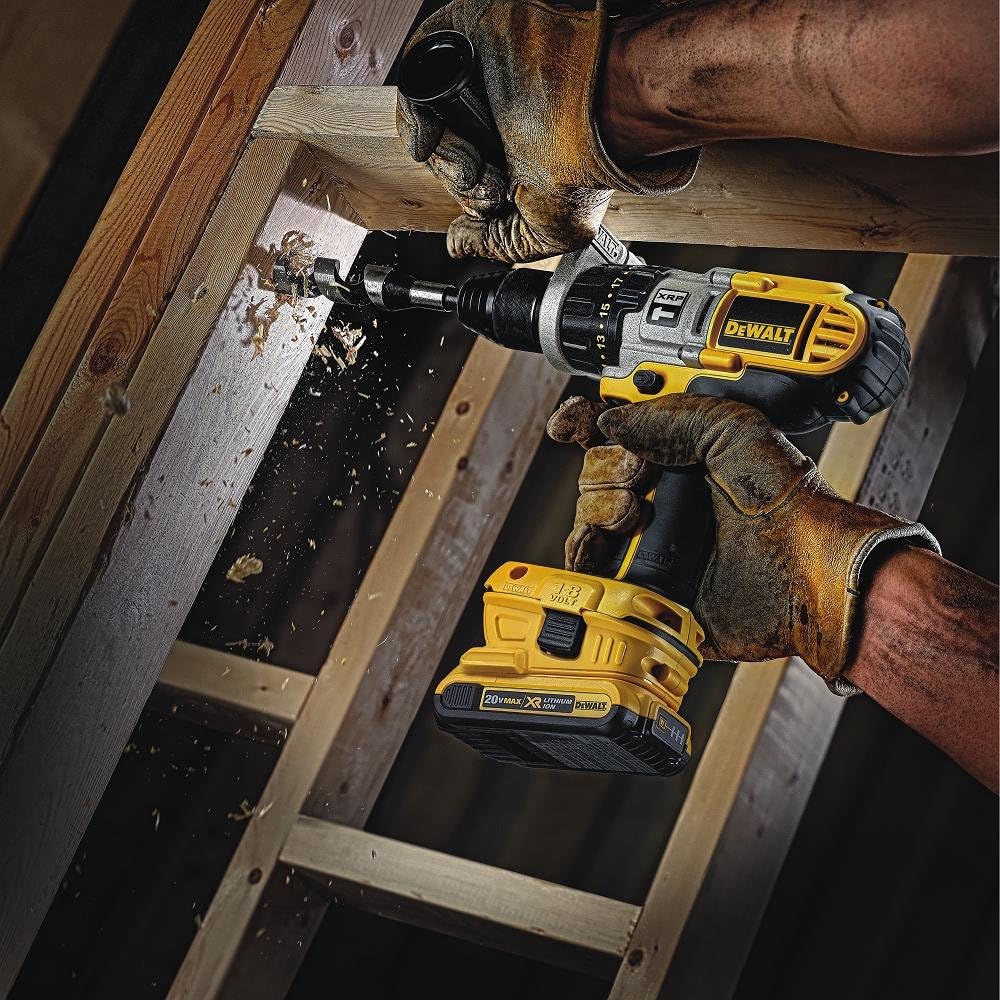 DEWALT 18v to 20v Adapter - Bare (DCA1820), Yellow/Black - - 