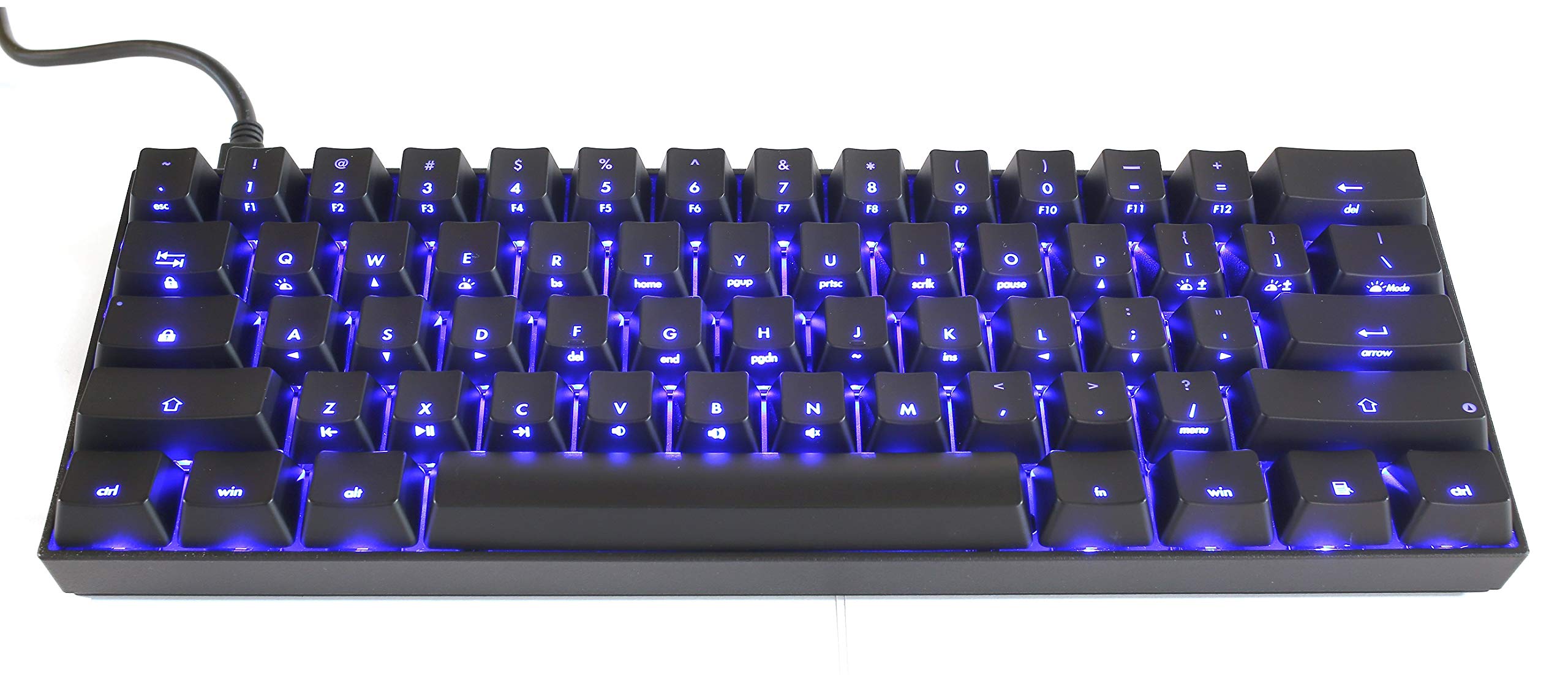 KB ParadiseNordic V60 Plus - Blue/Red LED - MX Silent Red Switches