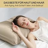 ZIMASILK 100% Mulberry Silk Pillowcase 19 Momme 6A 600TC Taupe 50x70 view 3