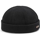 Sterkowski Navy Watch | 100% Wool Beanie for Men and Women | Warm Classic Seaman Hat with Ribbed Band