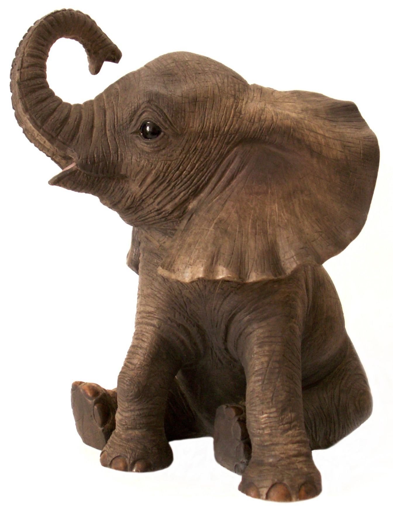 Baby African Elephant Statue From Leonardo 'Out Of Africa' Collection - Realistic 13 Centimetre High Figurine - No. 3 in the Collection