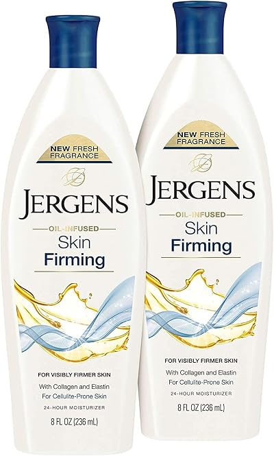 Jergens Skin Firming Lotion 8 Ounce Pack of 2 Moisturizer Body Care