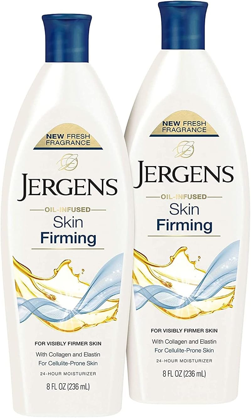 Jergens Skin Firming Lotion 8 Ounce Pack of 2 Moisturizer Body Care