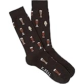 K BELL Men's Fun Food & Drink Crew Socks