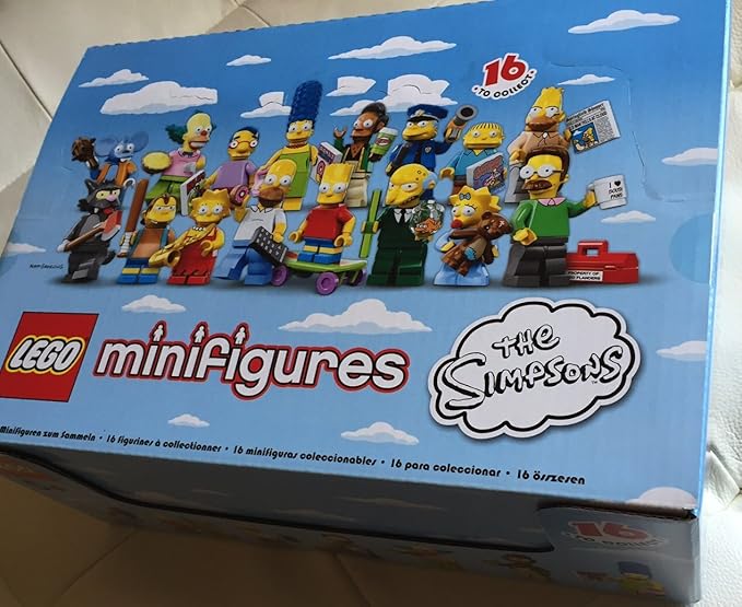 title=LEGO Minifigures 6059279- Espositore da 60 Minifigures, Serie Simpson