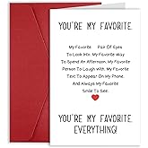 Heartfelt Anniversary Card for Husband Boyfriend Fiance Men, Romantic Love You Anniversary Card for Husband Boyfriend Fiancé, Wedding Anniversary Card Men, Romantic Love-filled Birthday Card Gift for Him