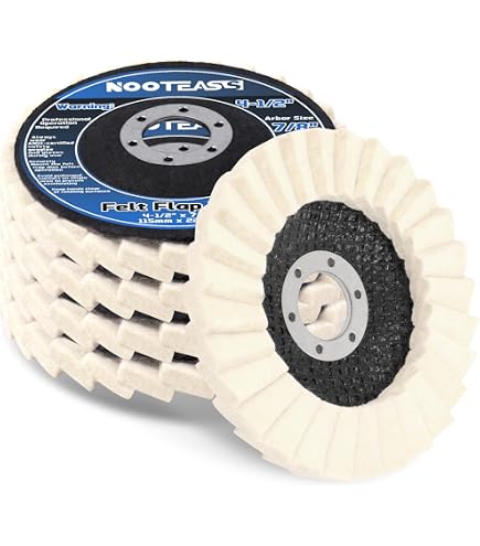 8-Inch Sisal Buffing Wheel – 10mm Aperture, 10mm Thickness, Abrasive Polishing Pad For Stainless Steel, Iron & Hard Metals – 1 Piece