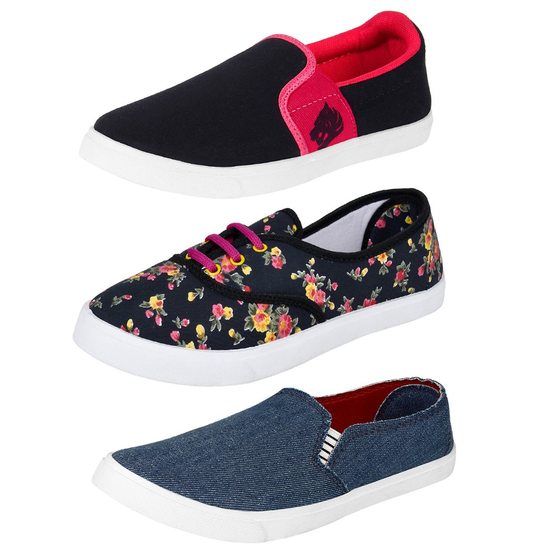 super women combo of 3 loafers & moccasins & bellies