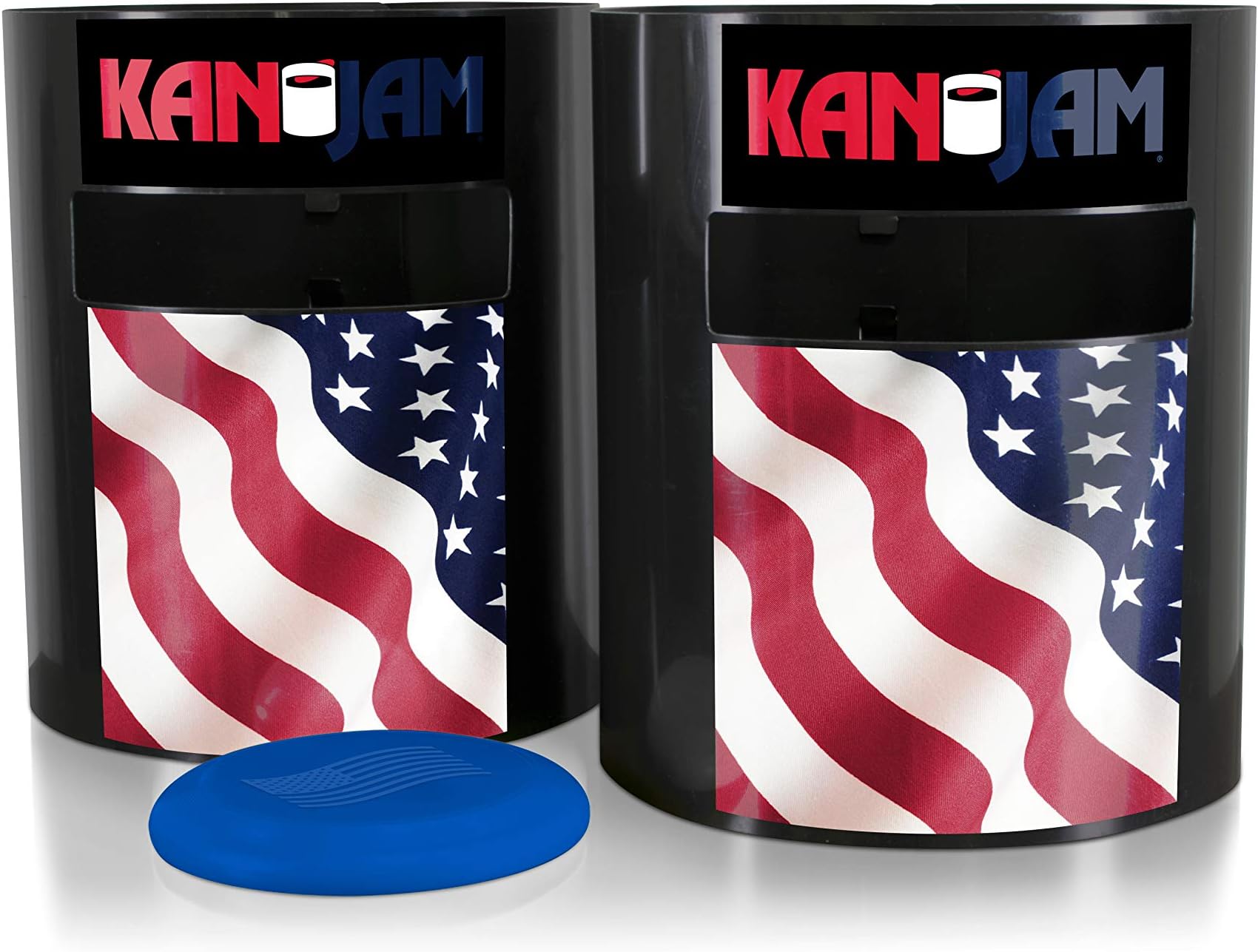Kan Jam Portable Disc Slam Outdoor Game - Features Durable, Weather Resistant Material - Includes 2 Kan Jam Targets and 1 Flying Disc; Multiple Styles Available