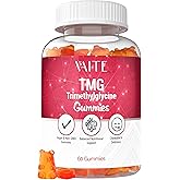 VAITE TMG Supplements – Trimethylglycine 800mg Gummies, Betaine Anhydrous for Energy Support, 60 Vegan Chewables, Easy to Take, Non-GMO, Gluten & Soy Free, for Adults, Daily Nutritional Balance