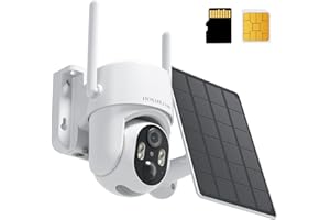 4G LTE Cellular Security Camera Wireless Outdoor, No WiFi Security Camera Outdoor Solar Powered, Outdoor Security Camera with