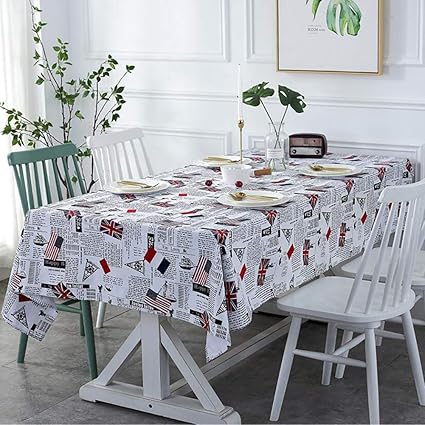 Amazon テーブルクロス ポリエステルコットンクリスマステーブルクロス服カバーテーブルクロステーブルクロステーブルクロステーブルクロス ホームパーティーの装飾 色 B サイズ 60 60 Yaxuan テーブルクロス