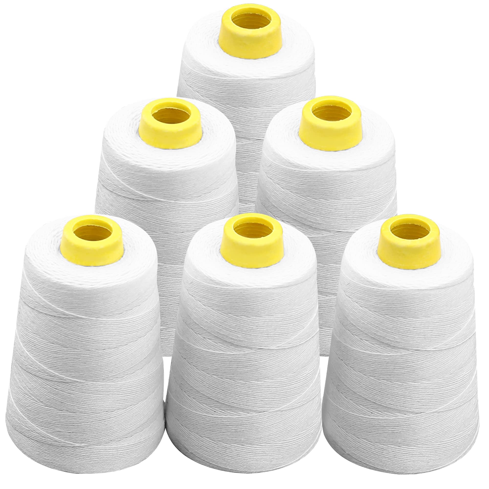 6-Stranded Sewing Thread Heavy Duty Spool Industrial Sewing Thread for Bag Sewing Machine Bag Closer Machine