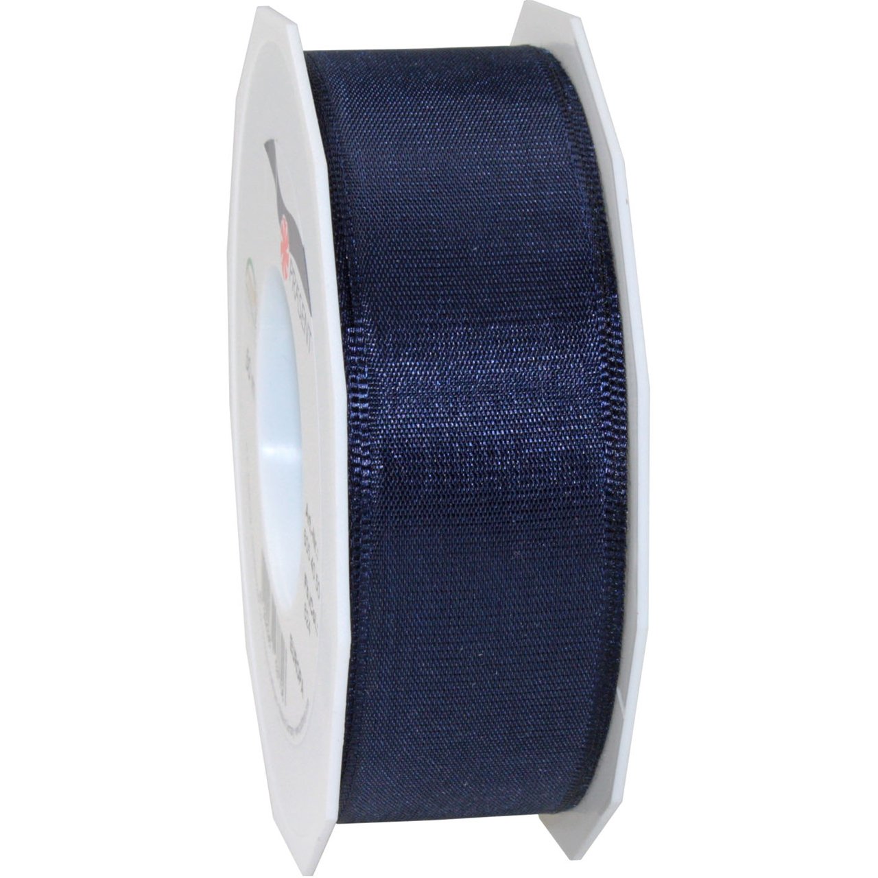 Präsent - Europa Taffeta Ribbon dark blue 40 mm width, 50 m length