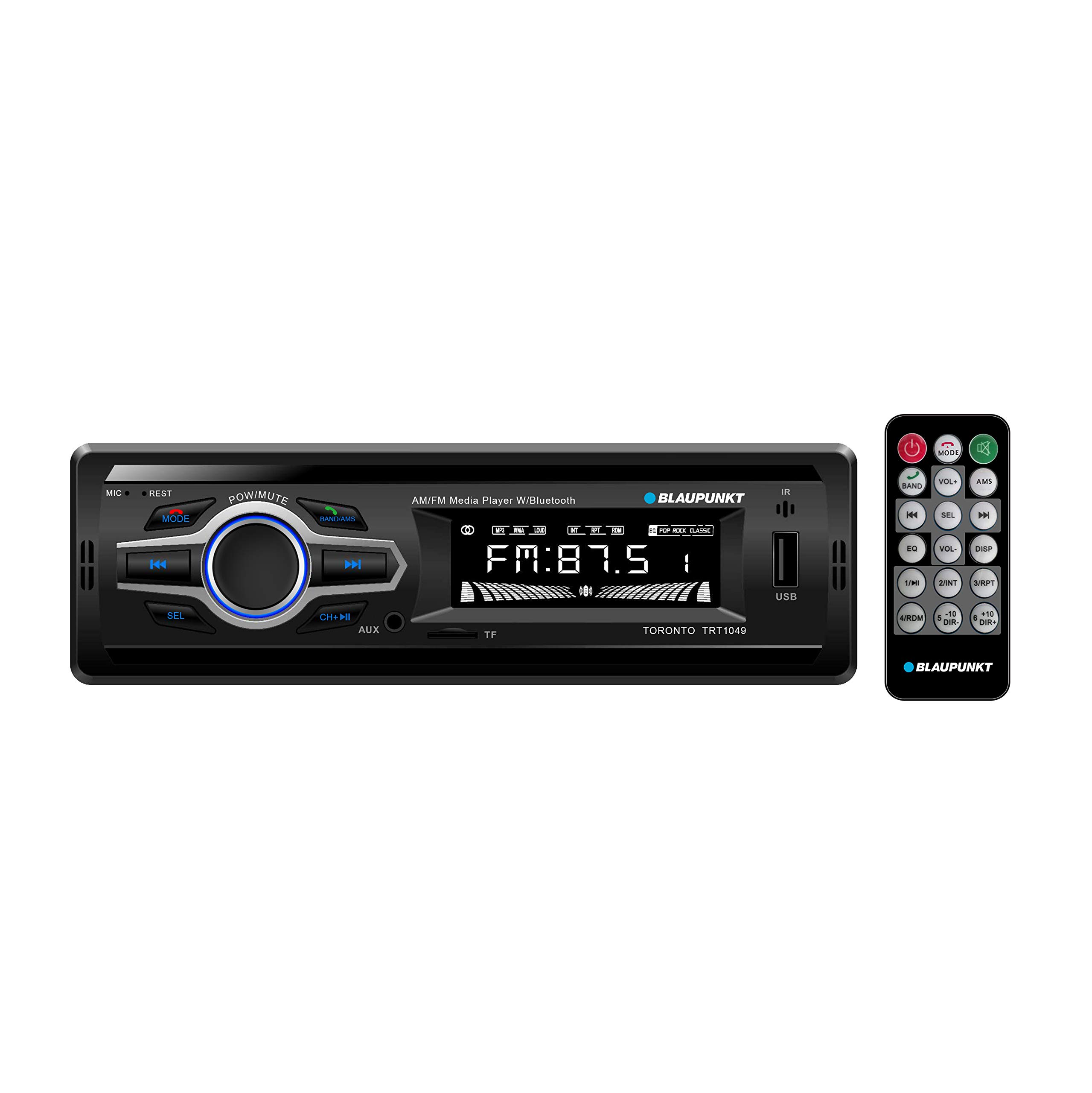 Blaupunkt Toronto AM/FM Media Receiver Bluetooth, Easy Installation