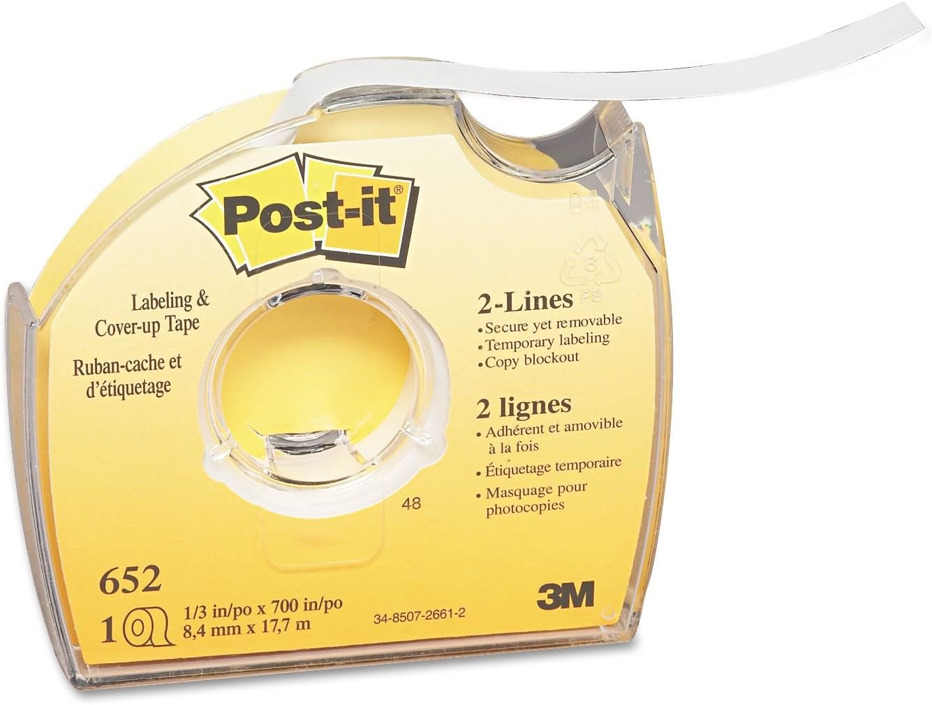 MMM652 Postit Labeling and CoverUp Tape Amazon.ca Electronics