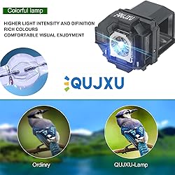 QUJXU ELPLP96 Replacement Projector Lamp for Epson