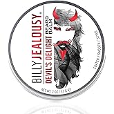 Billy Jealousy Beard Balm with Light Hold & Low Shine, Everyday Beard Styling Balm Loaded With Coconut, Shea & Sunflower Oils For Smooth & Nourished Facial Hair & Skin