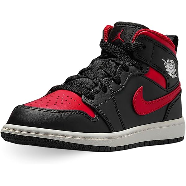 Amazon.com | Jordan Women's 1 Low Black/Gym Red-Sail (DC0774 061