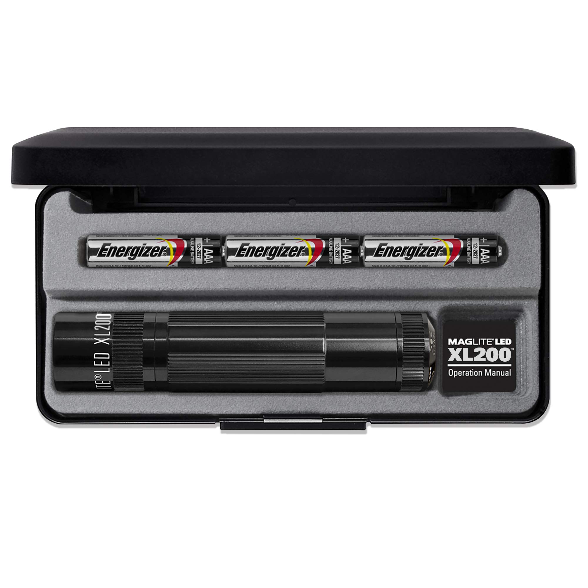 Maglite Men's XL200 LED Presentation Box Flashlight-Black