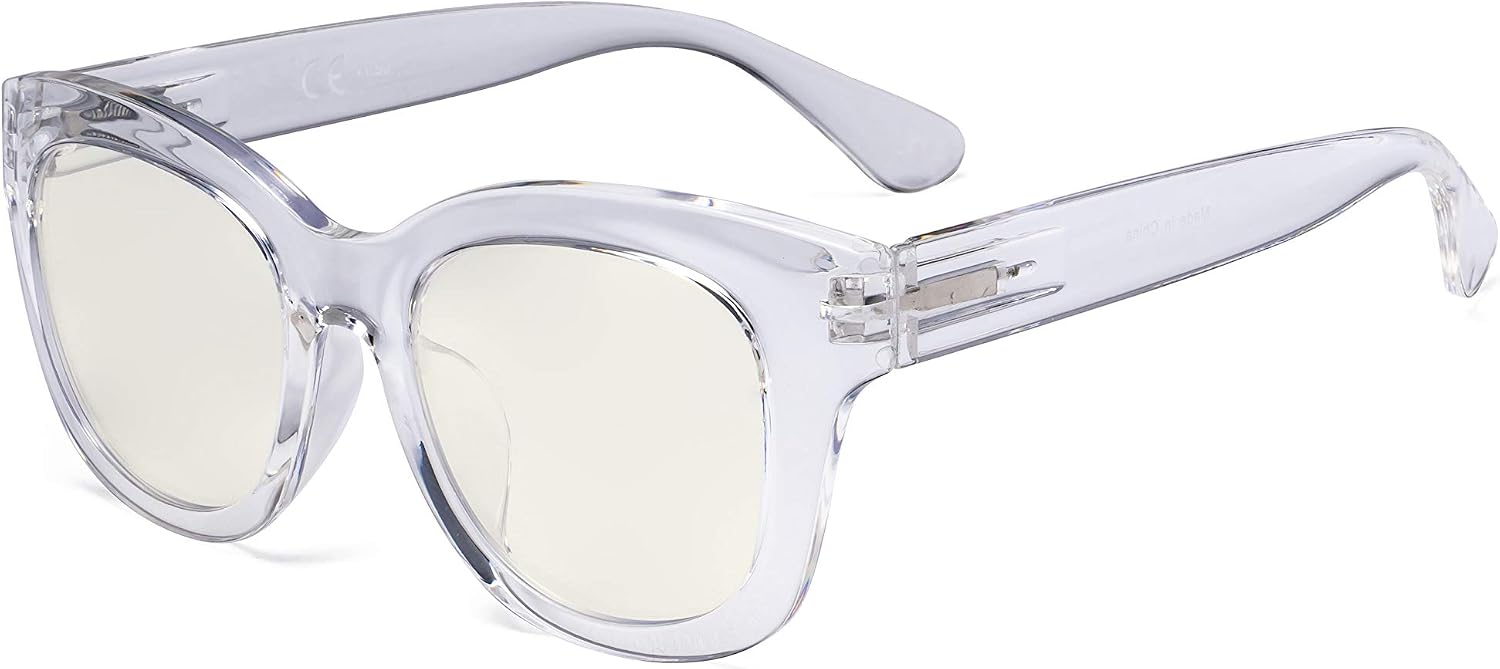 Eyekepper Oversized Progressive Readers Women, Protection Multifocus Computer Readers, Noline Trifocal Reading Glasses