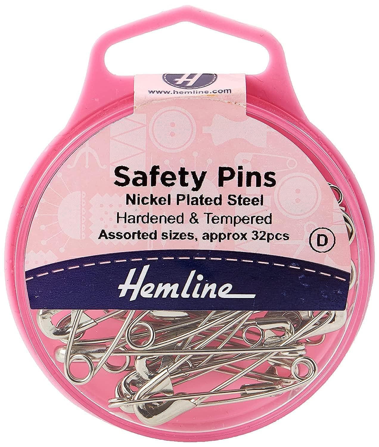 Safety Pins - Nickel - Assorted Sizes