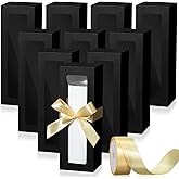 PerKoop Gift Boxes for Sublimation Tumblers, 36 Pcs with Ribbon, Christmas Themed, Fits 12/20/30 oz Tumblers, Gift Wrapping & Shipping