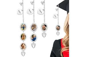 Personalized Graduation Tassel Photo Charm, Custom Memorial Picture Pendant for Graduation Cap, Class of 2026 Graduation Gift