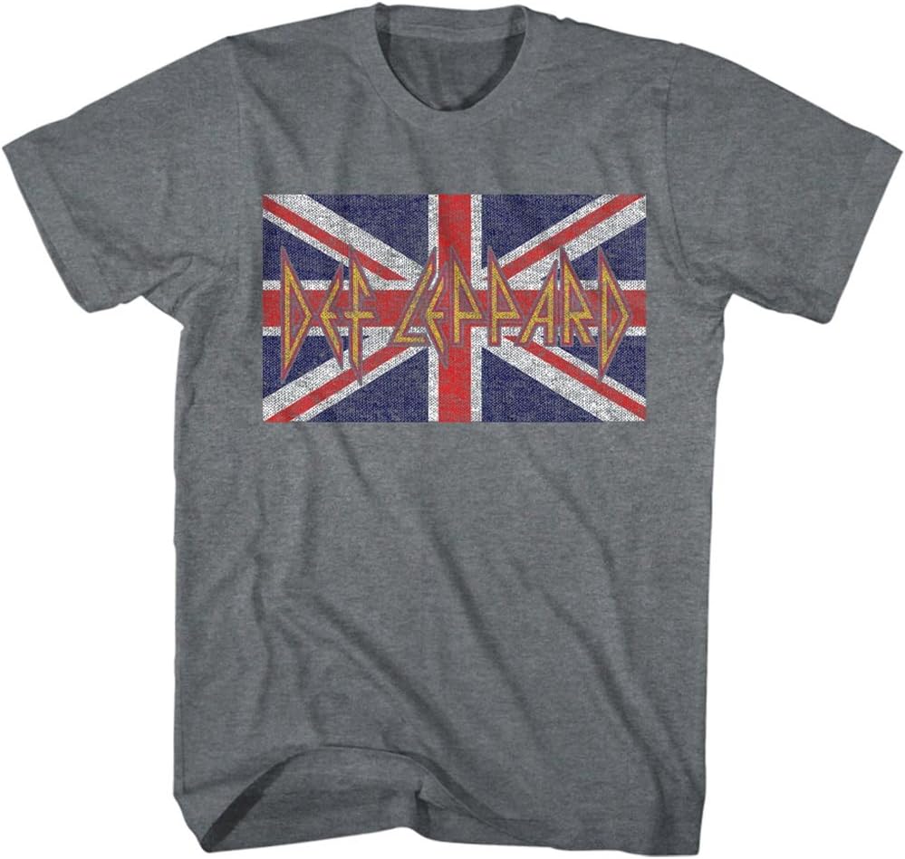 Def Leppard Mens Flag T-Shirt