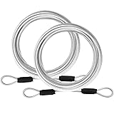 VIVBOO 1/8inch Stainless Steel Security Cable