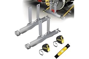 COOLWOLF Upgraded Heavy Duty Wheel Alignment Tool Plates, 2 Pack, Universal Fit Toe Alignment Kit with Assembly Required, 25.59 x 4 x 4 inches (Basic)