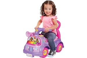 Little People Fisher-Price Music Parade Purple Ride-On, Plays 5 Marching Tunes & Other Sounds! Perfect for Toddler Boys & Girls Ages 1, 2, & 3 Years Old - Helps Foster Motor Skills