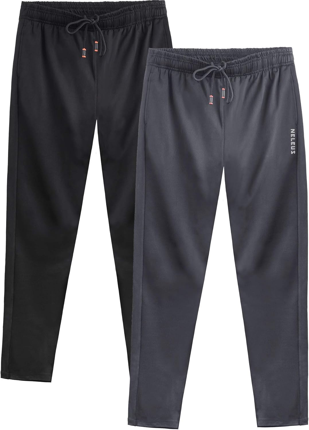 Neleus Men's Athletic Workout Running Pants: Clothing
