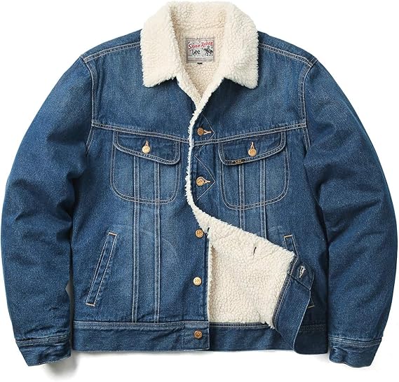 Amazon Lee リー Lt0647 136 デニム ボアストームライダー ジャケット Xl 136 中色ブルー コート ジャケット 通販