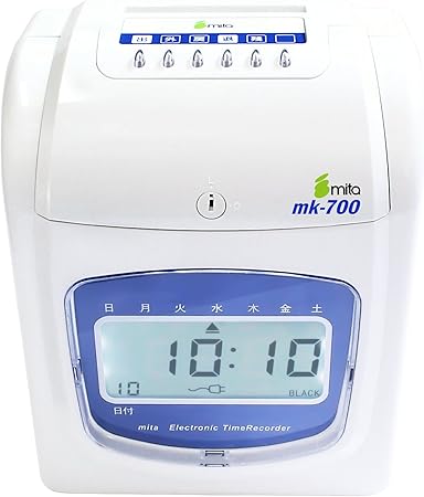 Amazon Mita 電子 タイムレコーダー タイムカード 本体 Mk 700 タイムカード50枚付 タイムカード本体 文房具 オフィス用品