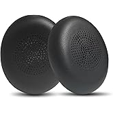 Replacement Ear Pads for Jabra Evolve2 65 (65MS 65UC USB)/Evolve2 40 (40UC 40MS USB)/Elite 45h Headphones, Ear Cushions for Jabra On-Ear Headset (Black)