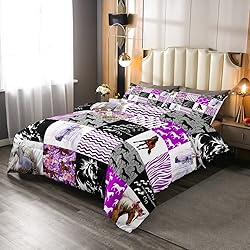Horse Comforter Set King Western Cowgirl Farm