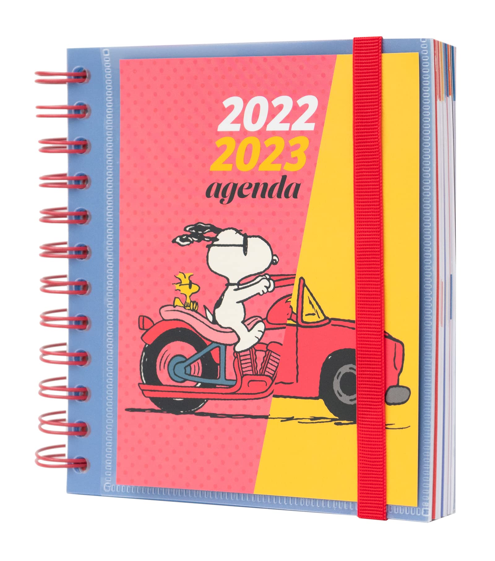 Grupo Erik: Official Snoopy Diary 2022-2023 | Back To School 11 Months Academic Diary Day To Page | August 2022 - June 2023 |Mid Year Diary 2022-2023 With Stickers | Snoopy Gifts