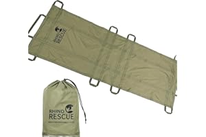 RHINO RESCUE Emergency Multi-Purpose Disposable Stretcher -661LB Capacity | Water-Resistant Litter for Mass Casualty & Disaster, IFAK Gear