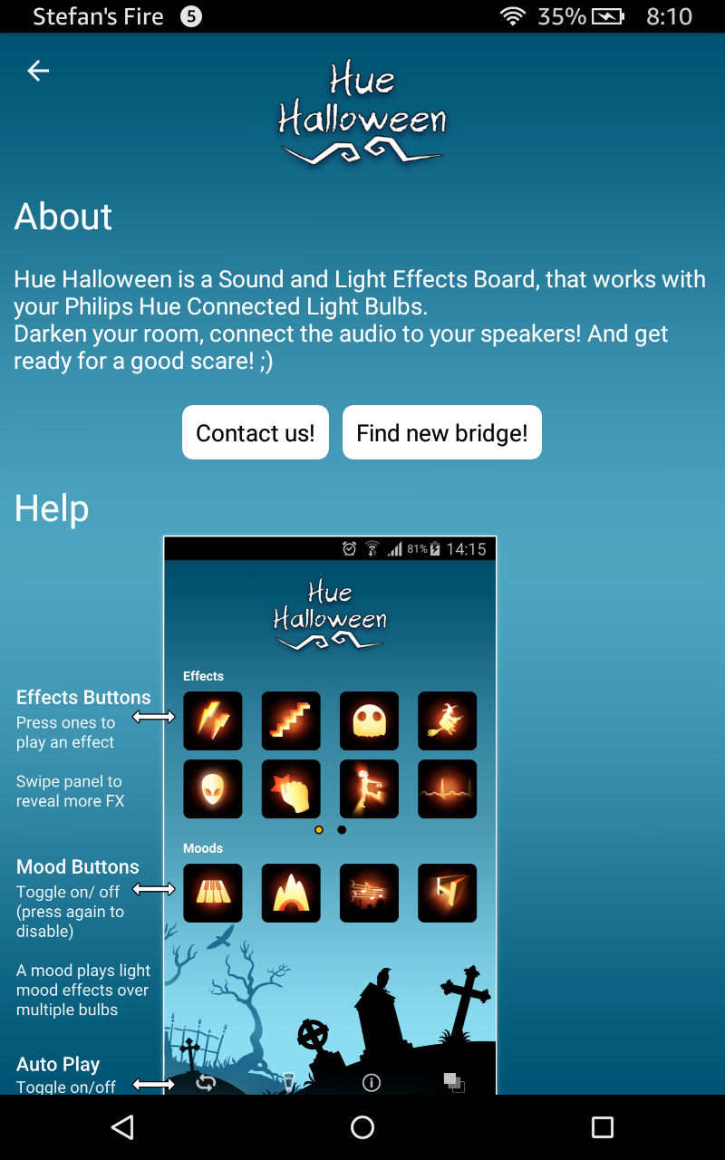 Hue Halloween for Philips Hue