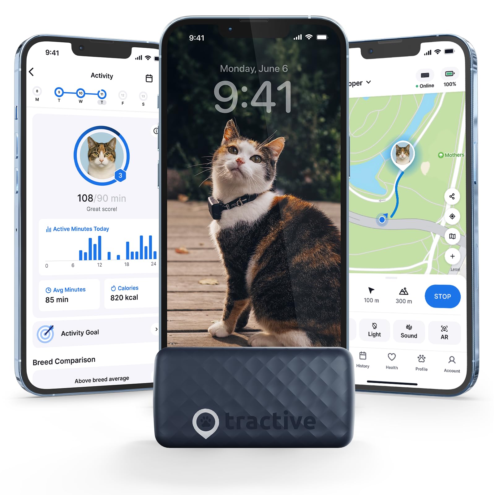 Tractive Smart Cat GPS Tracker | Real-Time Location