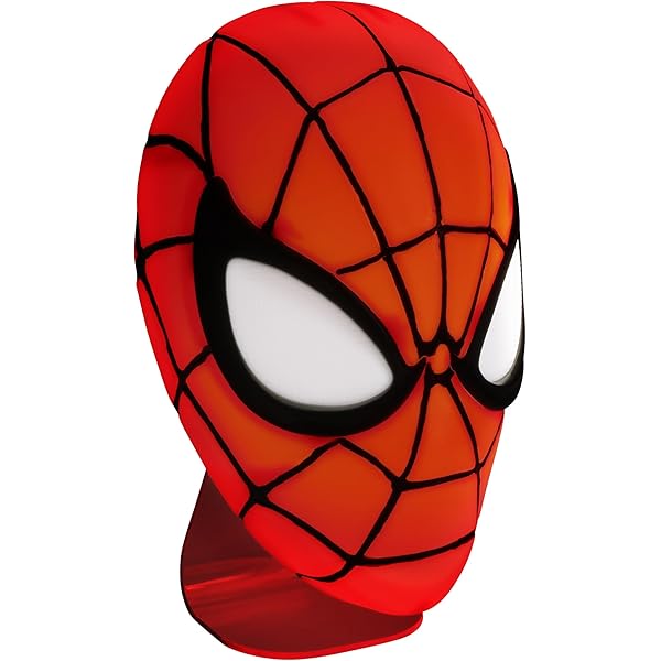Marvel Youth Spider-Man Mask - 3D Plastic Mask with Elastic Strap