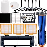Replacement Parts for Shark AI AV2501S AV2511AE AV2610WA AV2501AE RV2502AE RV2400WD AI Ultra 2- in-1 Robot Vacuum, Main Brush, Filter, Side Brush, Roller Cover, Pre-Motor Foam &amp; Felt Filter