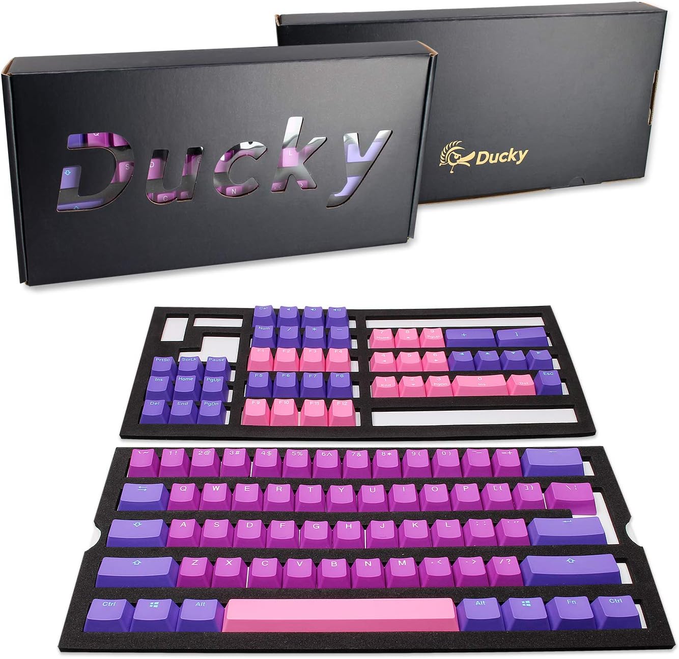 Amazon Com Ducky Ultra Violet Keycaps 108 Pbt Doubleshot Set For Keyboards Or Mx Compatible Standard Layout 108 Keycap Set Ultra Violet Ultra Violet Purple Computers Accessories