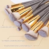 Maange 25Pcs Makeup Brush Set with Gift Box 6 Face 19 Eye Brushes view 3