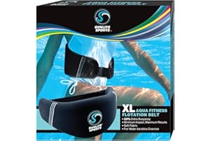 Sunlite Sports AquaFitness Deluxe Flotation Swimming Belt - Water Aerobics Equipment for Pool, Low-Impact Workout