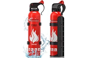 OSTUTRY Upgraded 8-IN-1 Fire Extinguisher for Home Vehicle Car Kitchen Boat, Small Fire Extinguishers Spray with Mount for Class A B C K Fire, Portable Non-Toxic Prevent Re-Ignition Easy Clean (2 Pack)