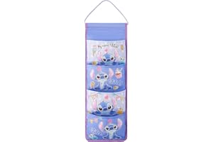QOQXQOOH Cute Wall Hanging Storage Bag | 4-Pocket Over-The-Door & Wall Home Storage Shelves | Decorations for Kids Bedroom (Small Size)