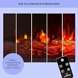 Klarstein Electric Fireplace 1800W LED Flame Mantel Suite Remote Timer Temp view 7