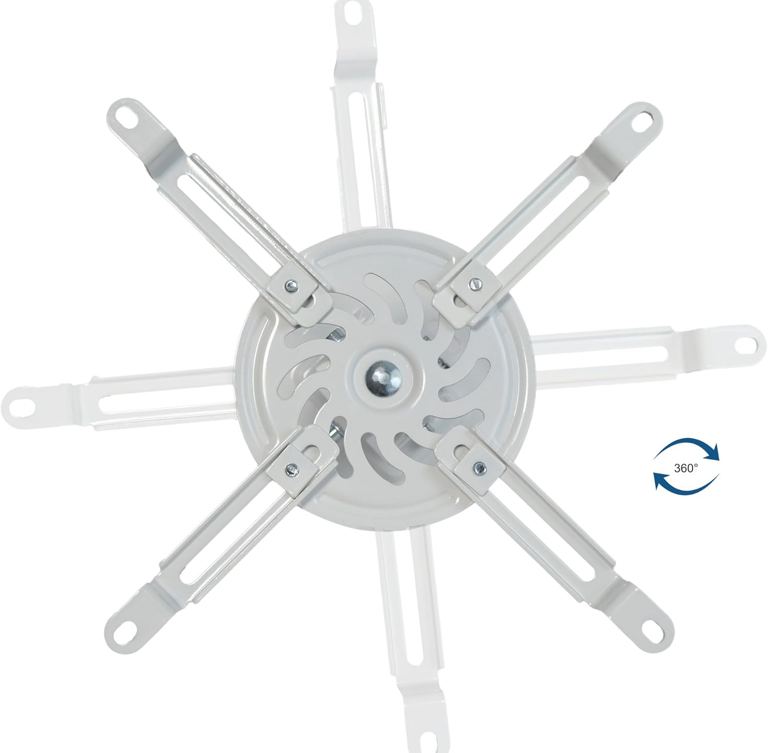VIVO Universal Adjustable White Ceiling Projector, Projection Mount Extending Arms Mounting Bracket (MOUNT-VP01W): Electronics